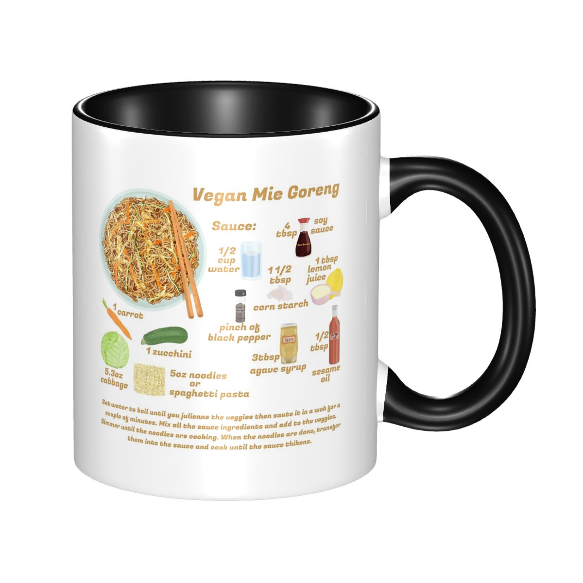 Coffee Milk Tea Recipe - Mie Goreng Indomie 인도네시아 레시피 비건