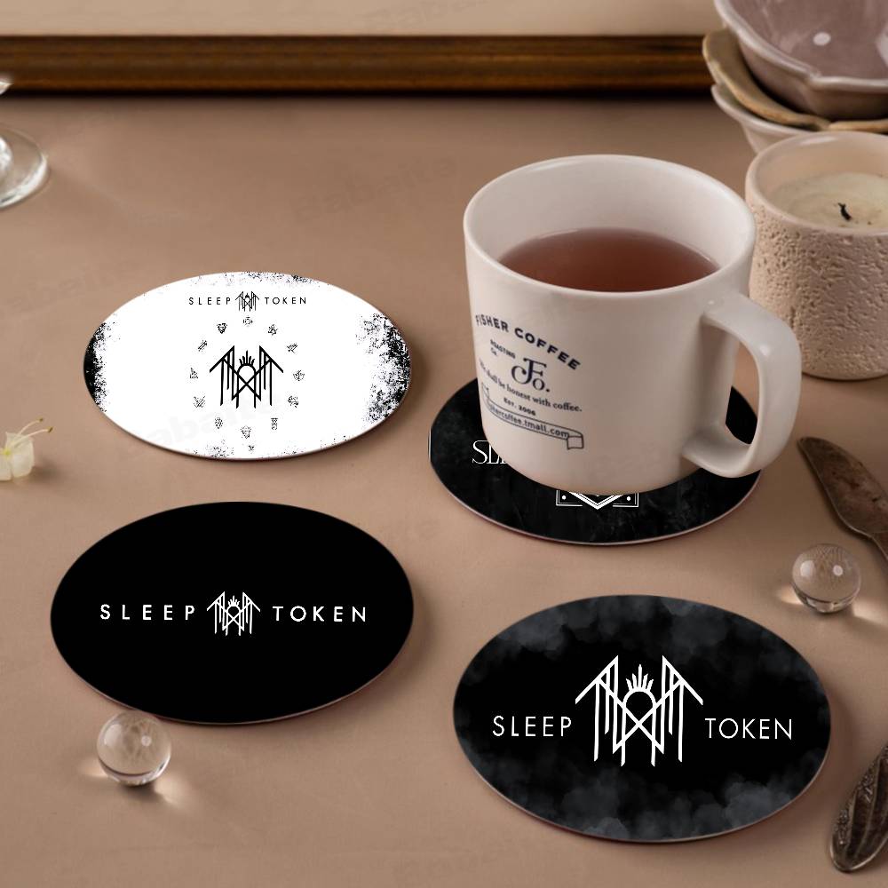 T And Tea Coffee - 인기 밴드 S-Sleep T-Token 우드 코스터