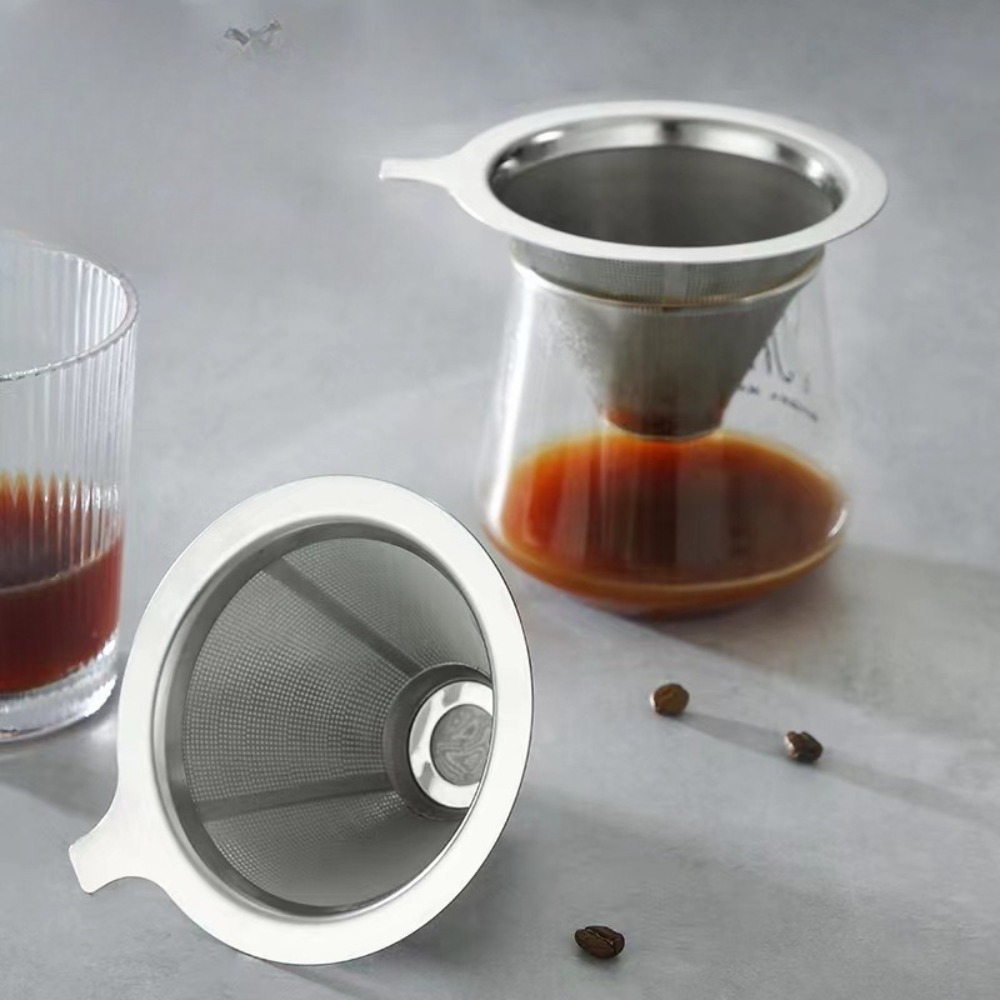 종이를 사용하지 않는 대형 재사용 가능 커피 필터 스트 - Coffee & Tea - Pastry Góc Xanh 리뷰 및 가격