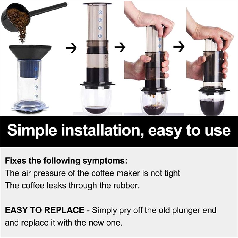 A69X-고무 가스켓 교체 세트(2개) - 에어로프레스 - Aeropress Coffee Maker 리뷰 및 가격