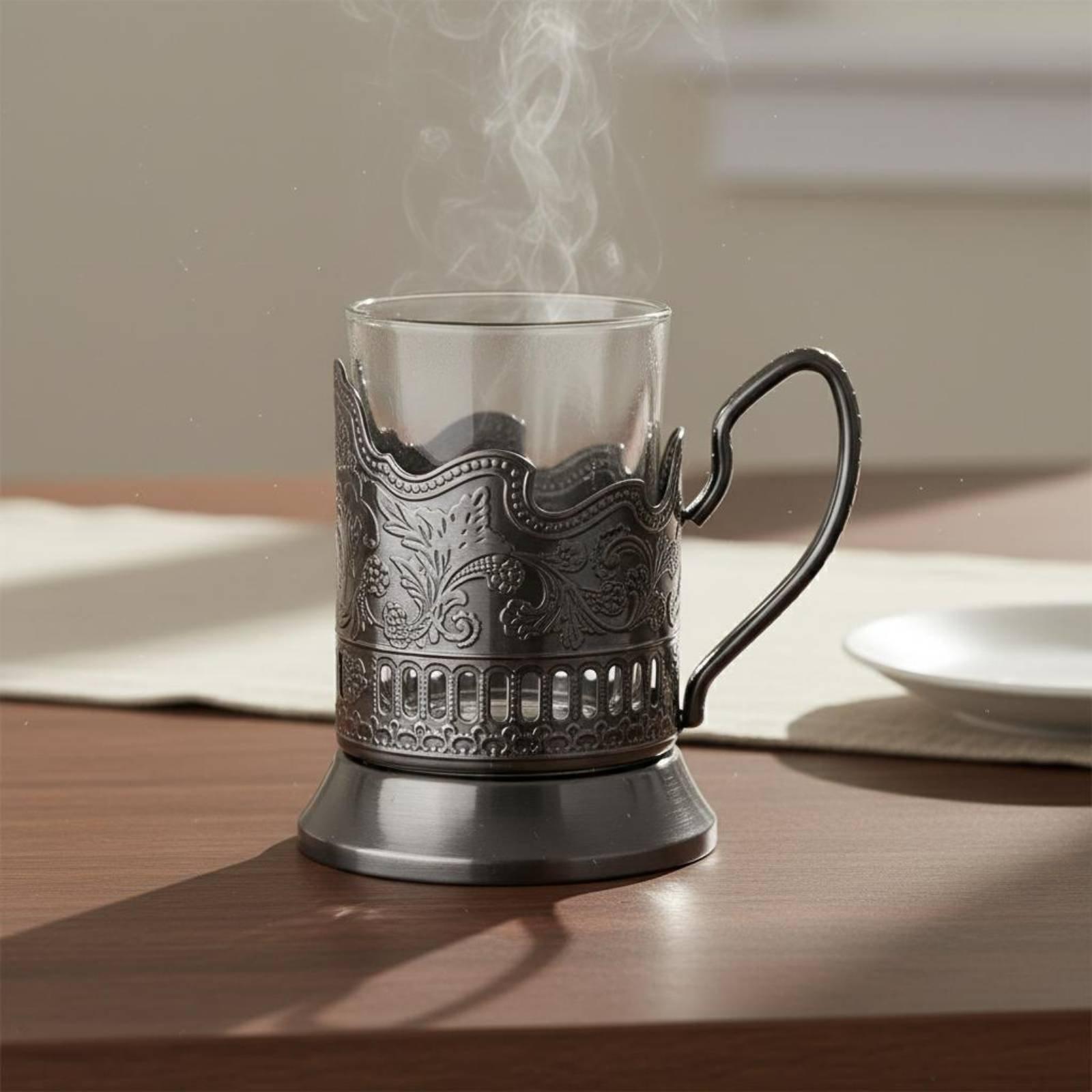 포드스타칸닉 레트로 스타일 러시아 차잔 홀더, 훌륭한  - Mug Tea Coffee 리뷰 및 가격