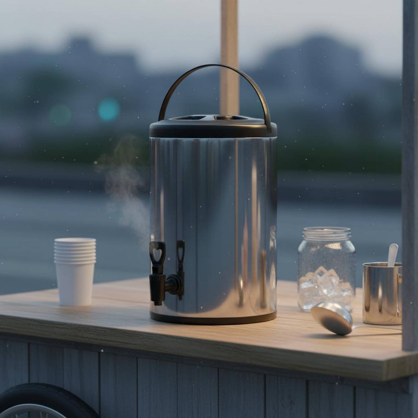 전문가용 밀크티 배럴 대용량 스테인리스 스틸 음료 디스 - Coffee Tea Urn 리뷰 및 가격