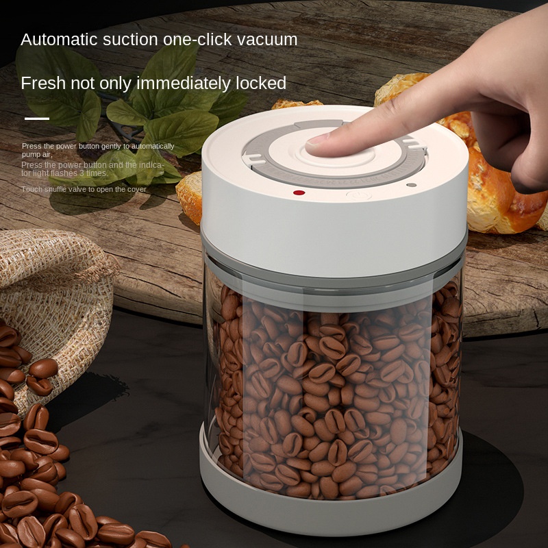 전기 진공 커피 원두 유리 보관 항아리, 대형 설탕 차 - Coffee Tea Sugar Canister Set 리뷰 및 가격