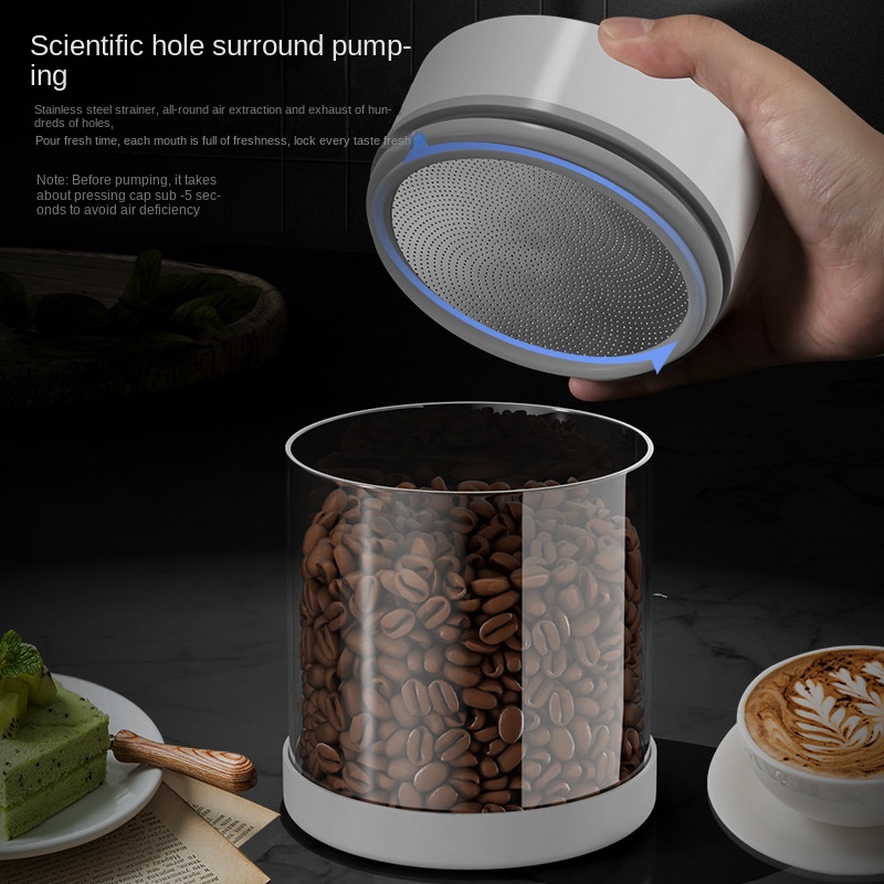 전기 진공 커피 원두 유리 보관 항아리, 대형 설탕 차 - Coffee Tea Sugar Canister Set 리뷰 및 가격
