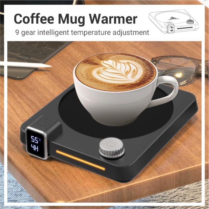 전기 커피컵 워머 9단계 열 설정 자동 차단 타이머 휴 - Coffee Tea Warmer 리뷰 및 가격