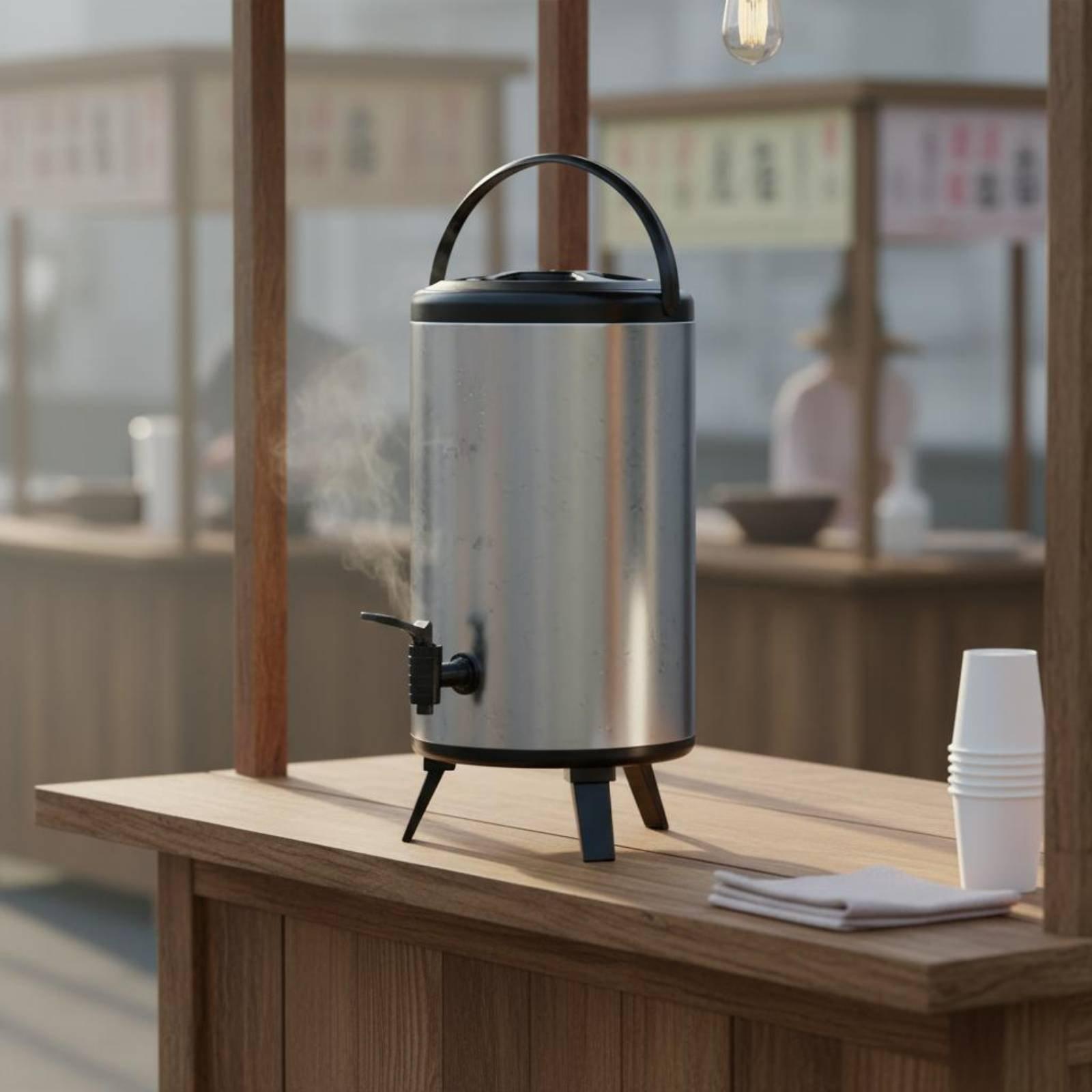 스테인리스 스틸 음료 디스펜서(스피곳 포함) - 우유, - Coffee Tea Urn 리뷰 및 가격