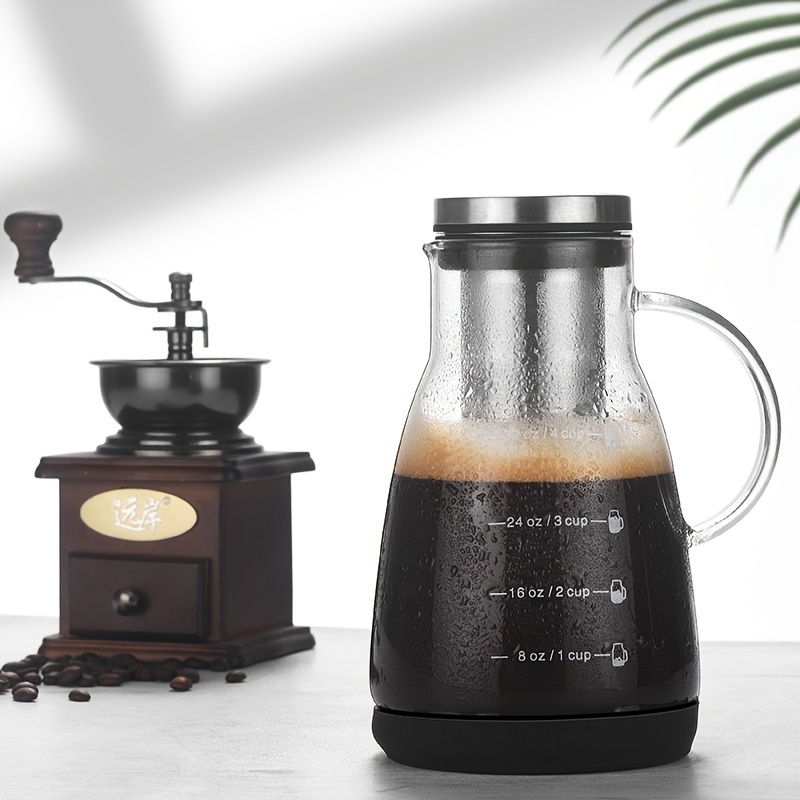 24온스 클래식 유리 콜드브루 커피 피처, 수동 푸어오 - Cold Brew Jar 리뷰 및 가격