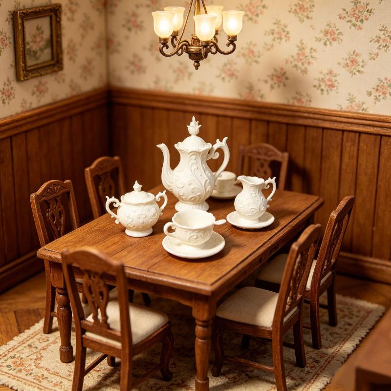 새로운 할인 상품. 세련된 미니어처 인형의 집 차 주전 - Mug Tea Coffee 리뷰 및 가격