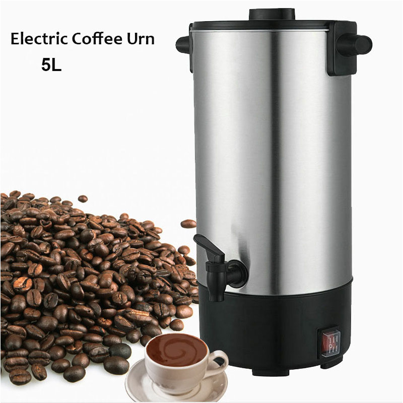 5L 스테인리스 스틸 고속 추출 커피 용기 110V/2 - Coffee Tea Urn 리뷰 및 가격