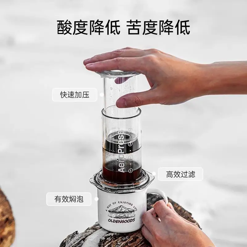 에어로프레스 투명 핸드 브루잉 커피 메이커 야외 휴대용 - Aeropress Coffee Maker 리뷰 및 가격